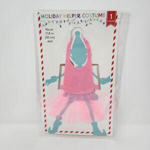 Ballerina Pink Elf Holiday Helper Costume